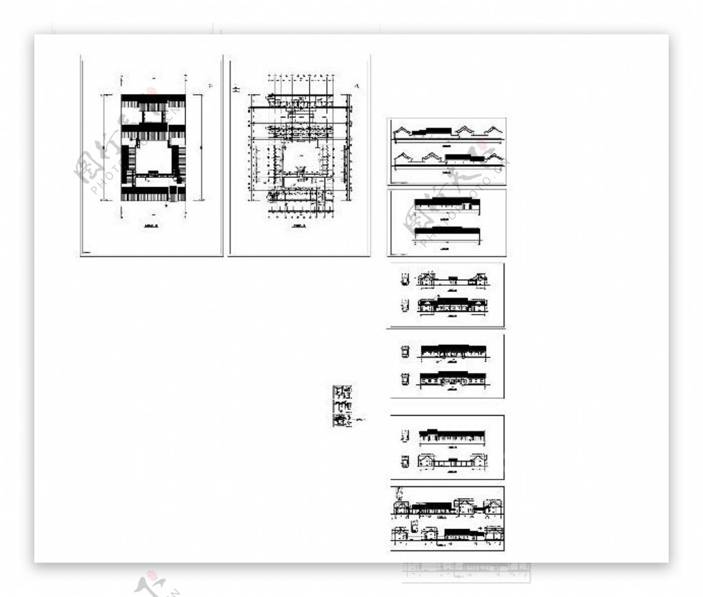 办公建筑cad图纸