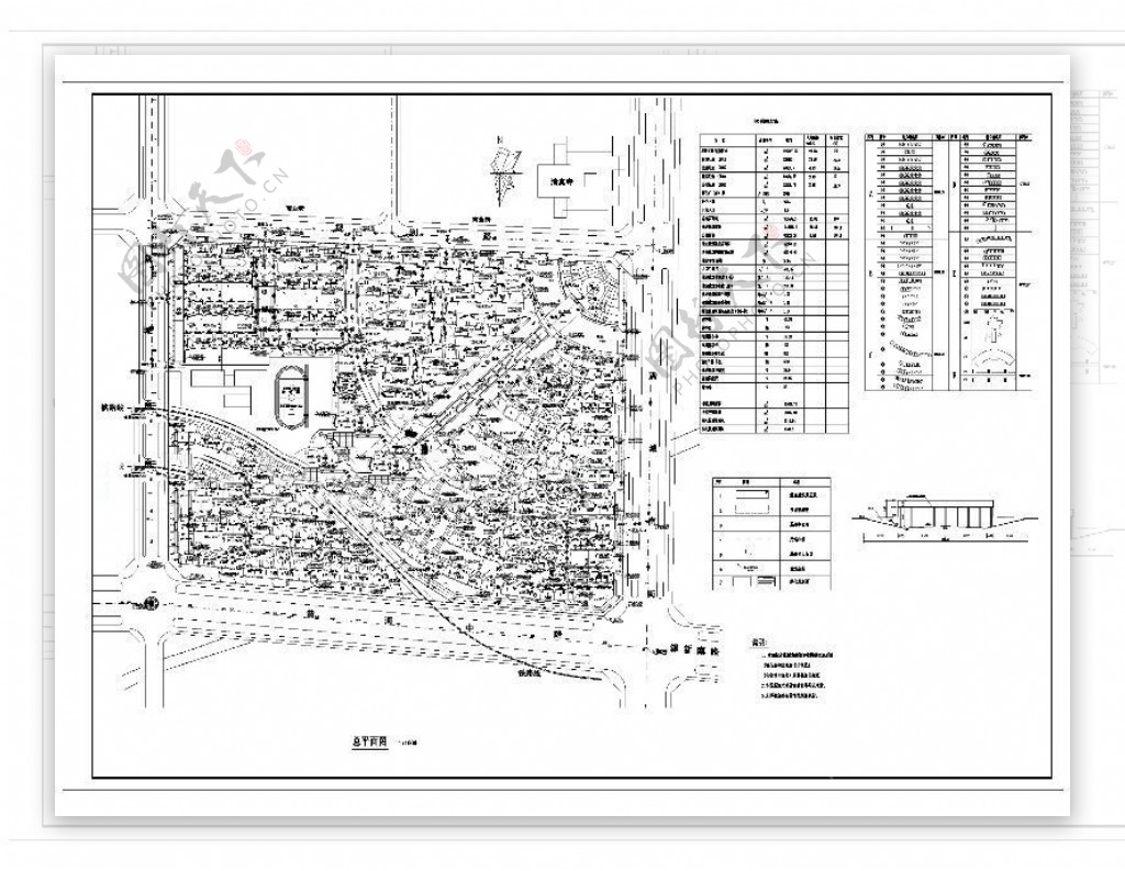 住宅小区CAD施工图