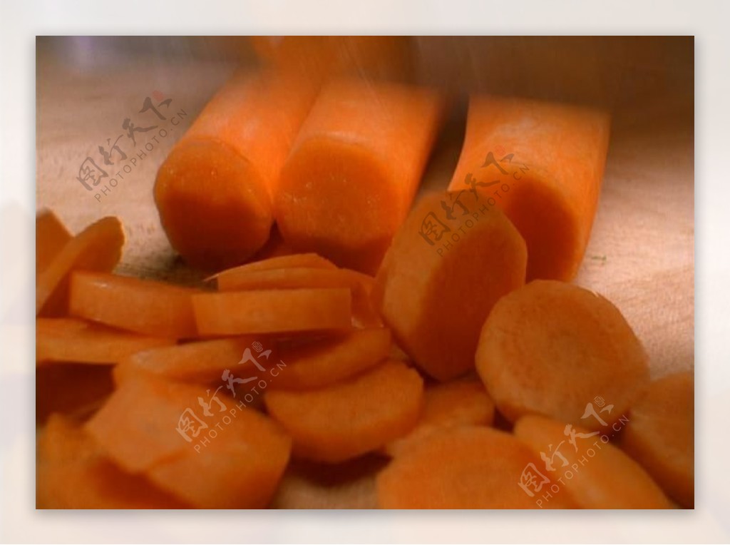 切胡萝卜高清动态素材图片