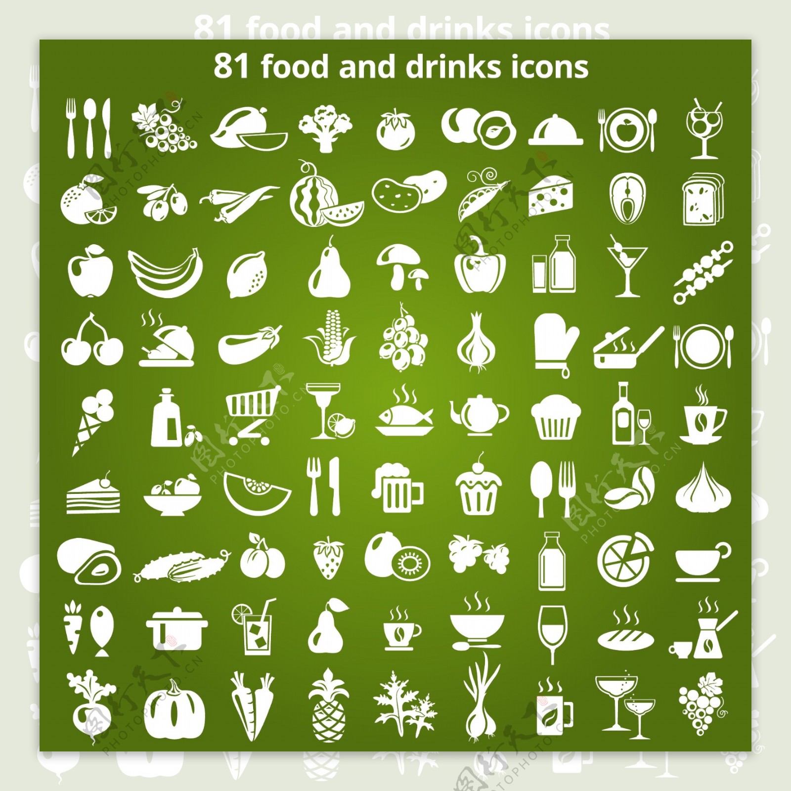 食物饮料标签图片