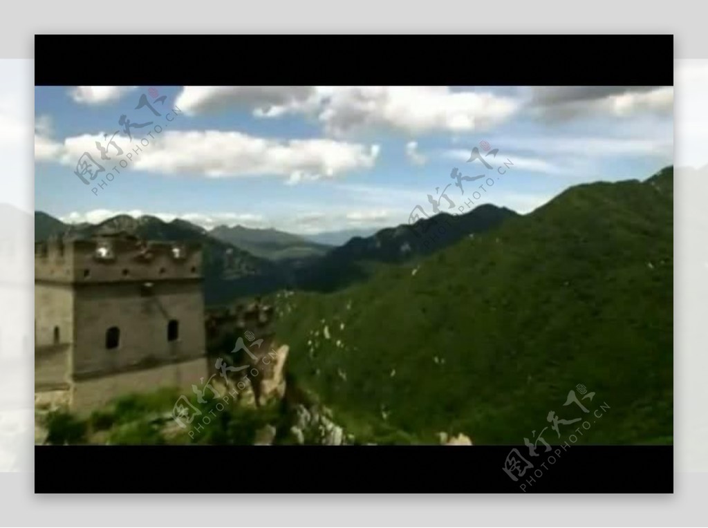 长城山脉视频素材图片