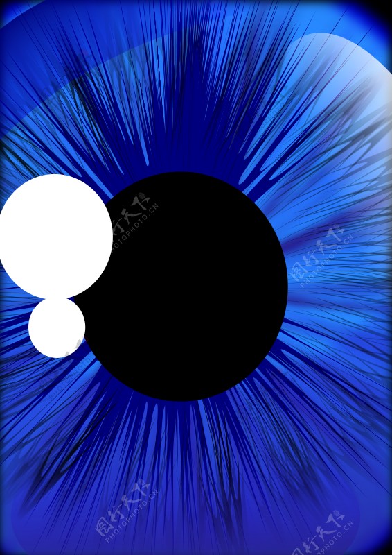 深蓝色的眼睛Inkscape0.48
