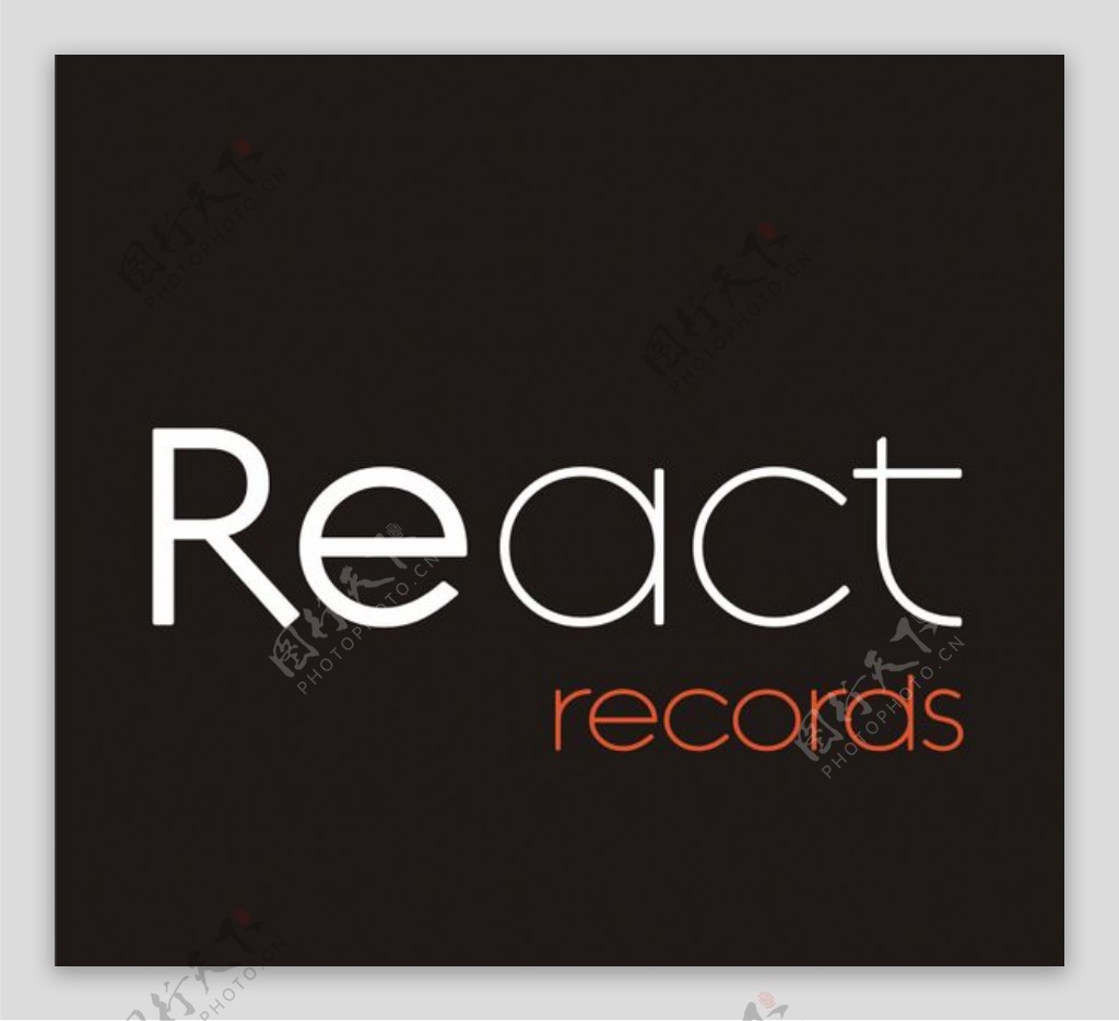 ReactRecordslogo设计欣赏ReactRecords唱片公司标志下载标志设计欣赏