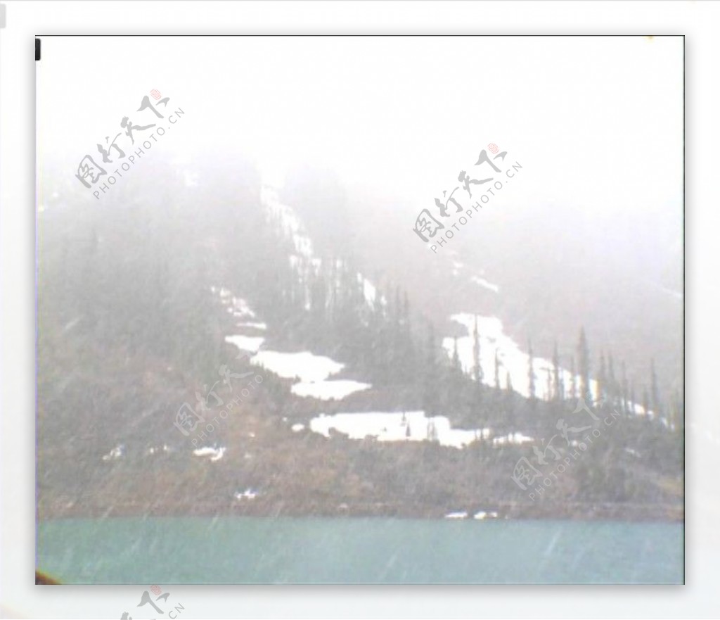雪山雾景视频素材素材下载
