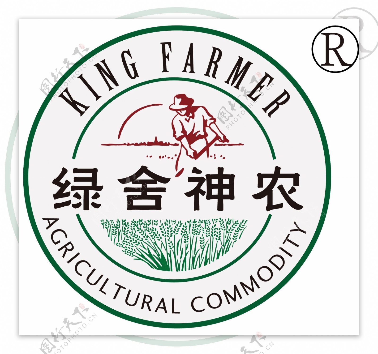绿舍神农标志logo