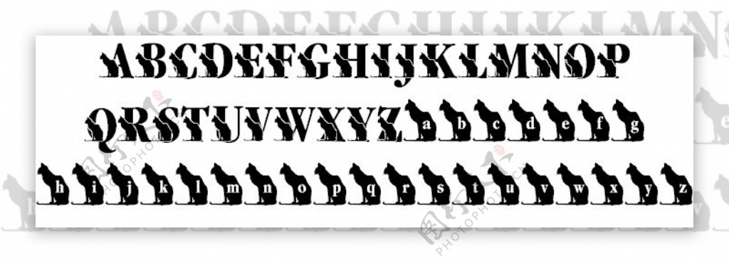 LMS吉的猫的字体