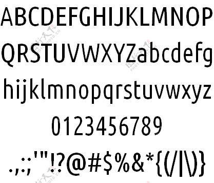 Ubuntu浓缩的字体