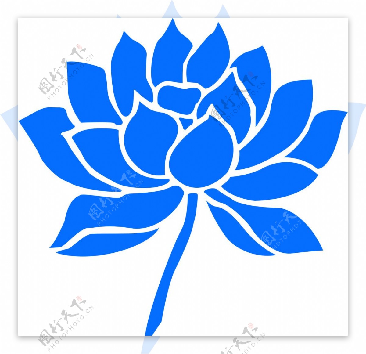 蓝莲花LOGO图片