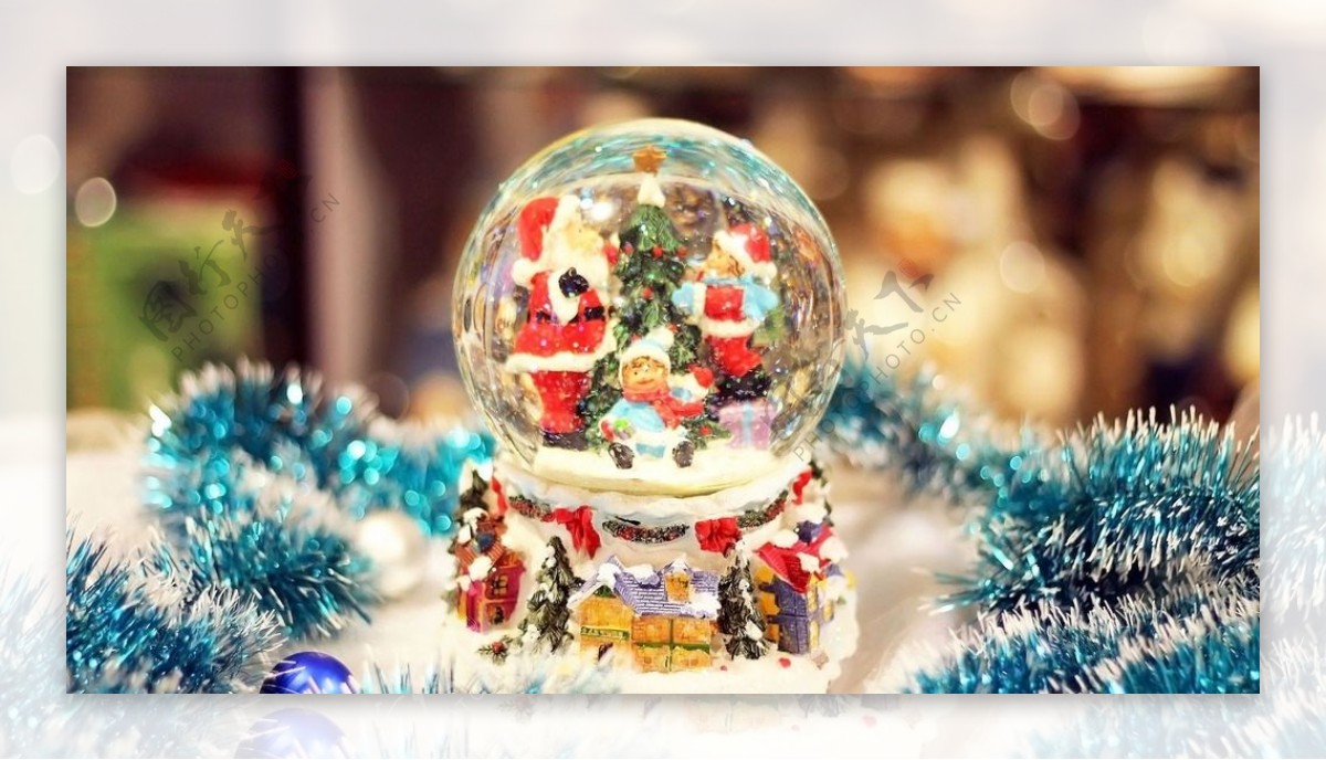 圣诞节音乐玻璃球图片
