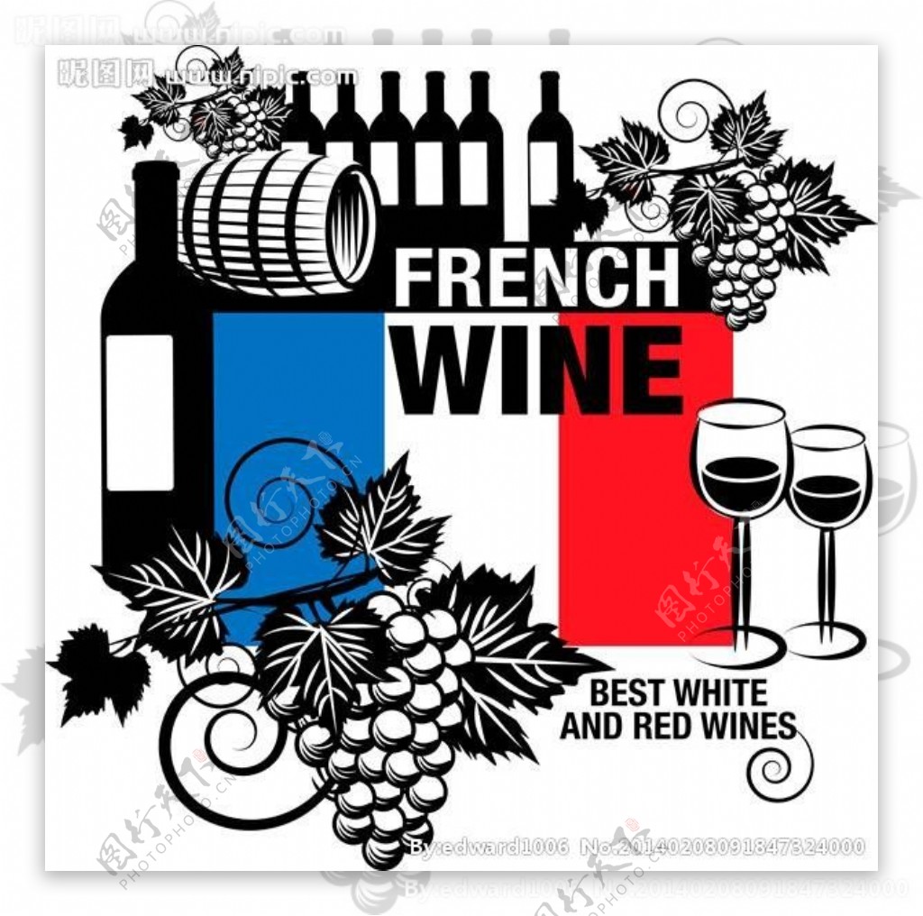 法国红酒图片