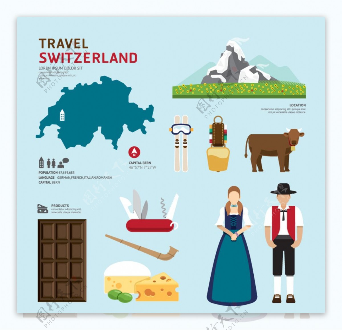旅游文化之瑞士文化图片