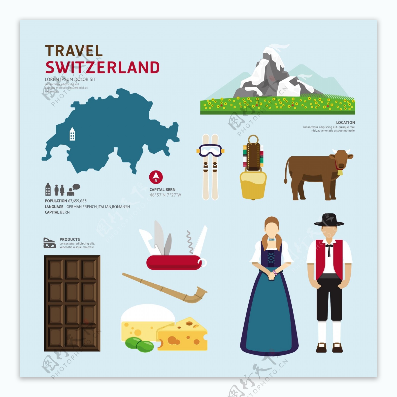 旅游文化之瑞士文化图片