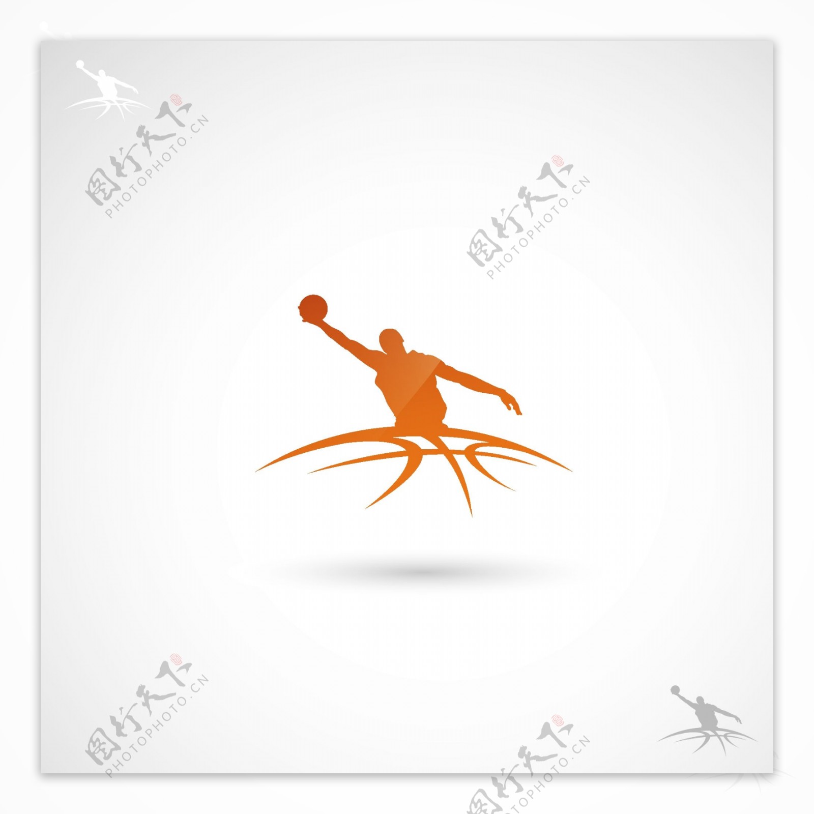 体育球图标篮球标志图片