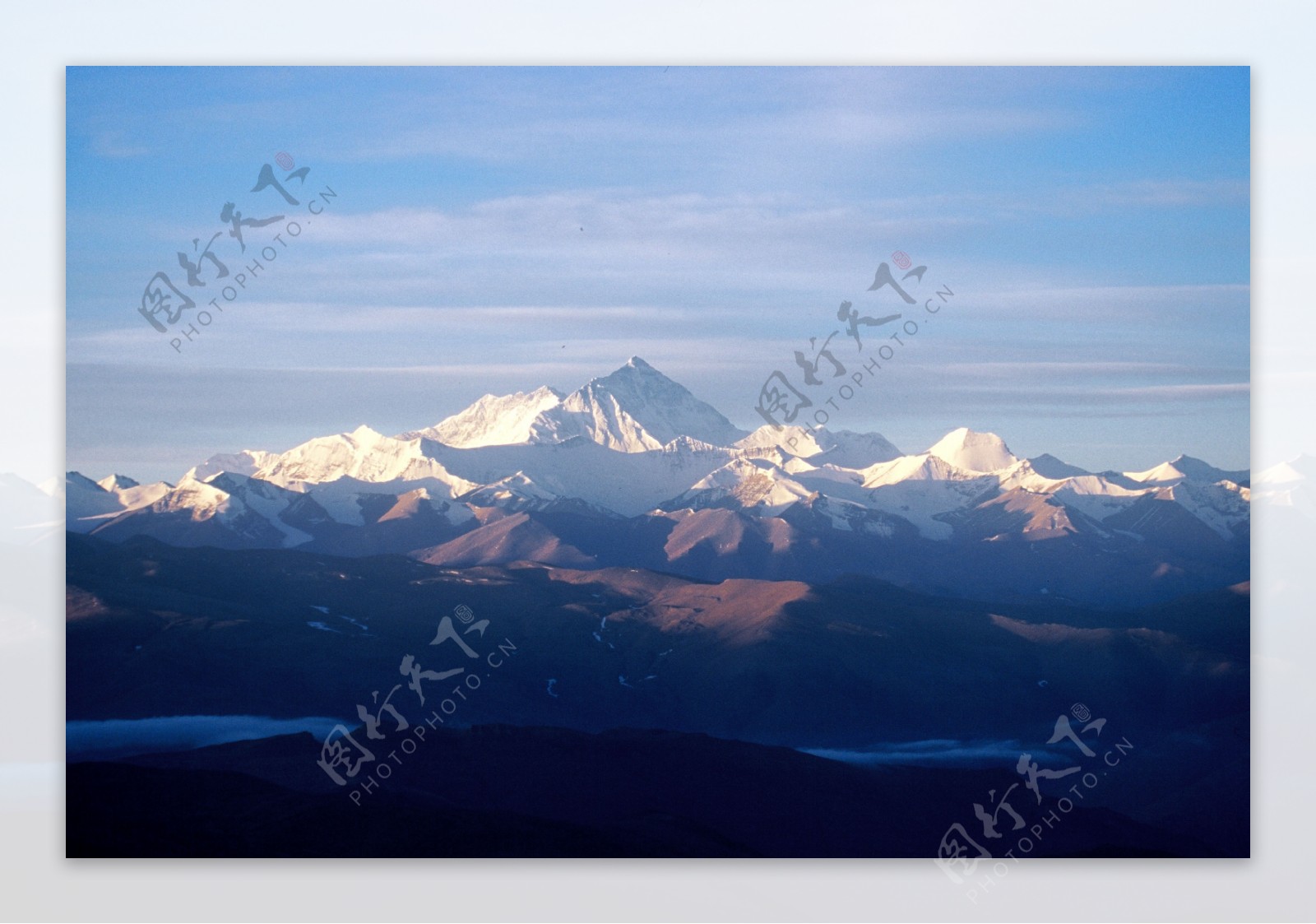 西藏日喀则珠峰珠穆朗玛峰夕阳晚霞晨光04图片