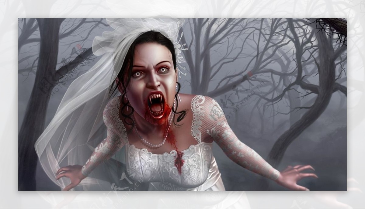 吸血鬼新娘图片