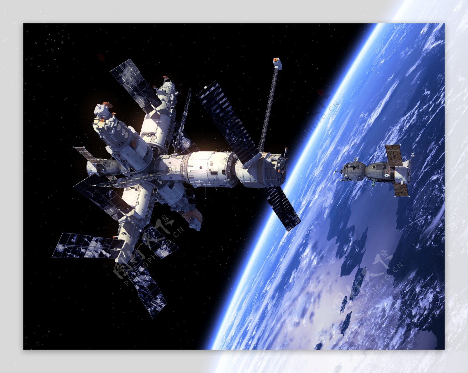 国际空间站高清图片-千叶网