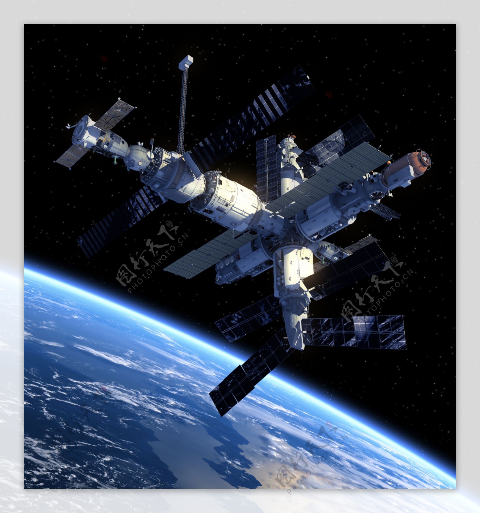 太空站图片