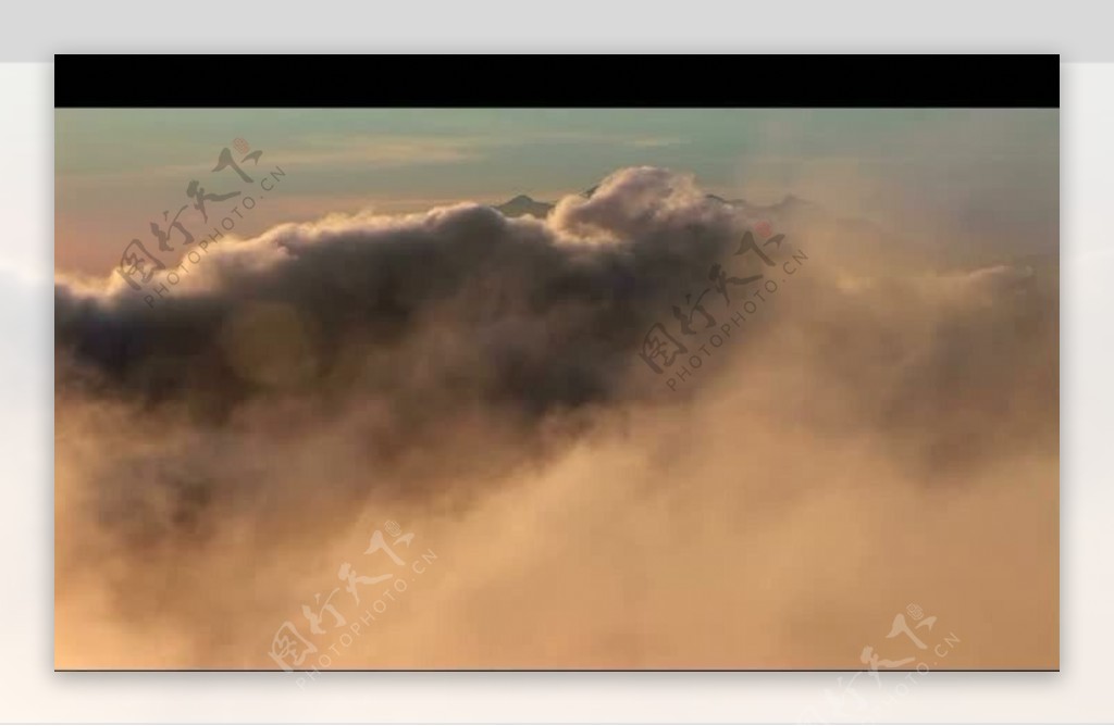 高空云雾视频素材