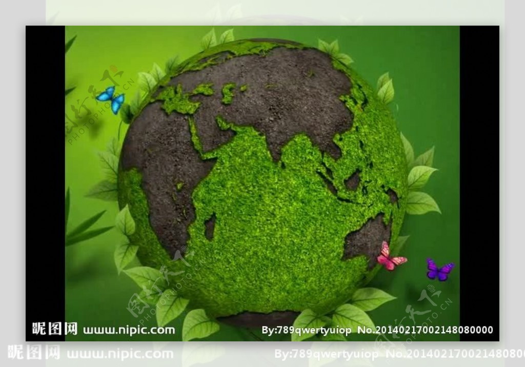 绿色环保地球视频素材