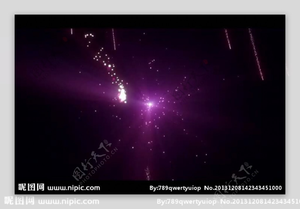 粒子星光视频素材