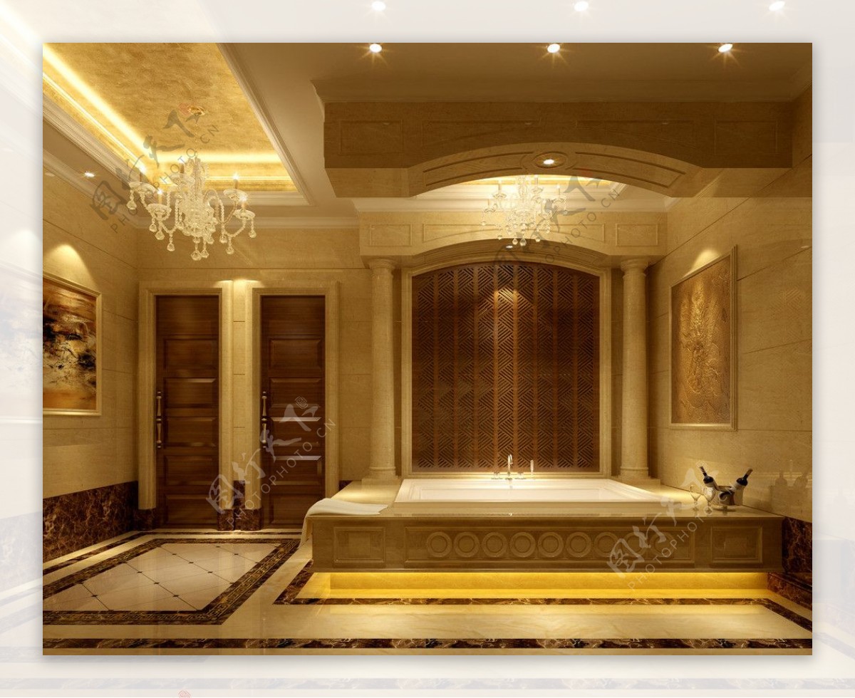 洗浴房环境设计图片
