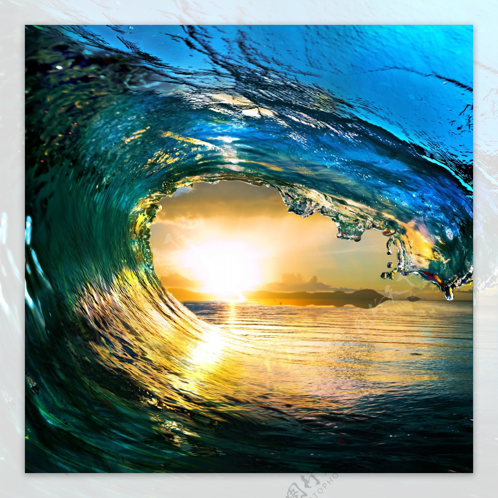 美丽海水巨浪图片素材-编号24767996-图行天下