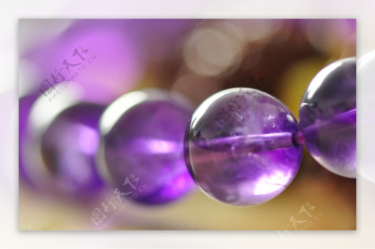 金刚菩提子紫水晶图片