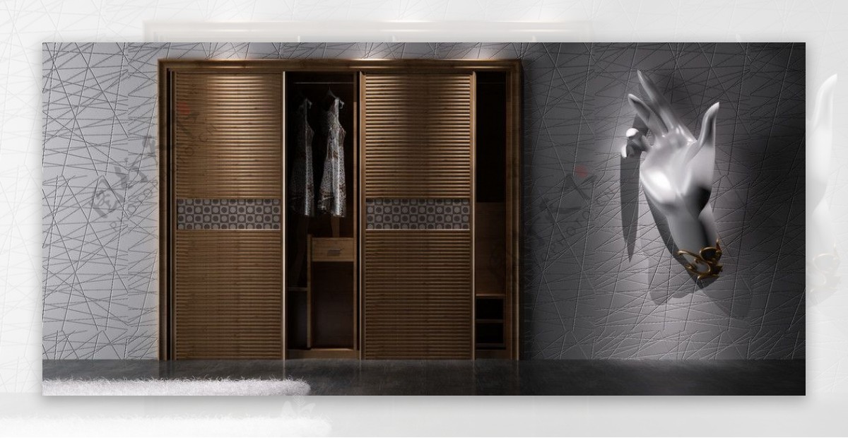 衣柜3D设计图片