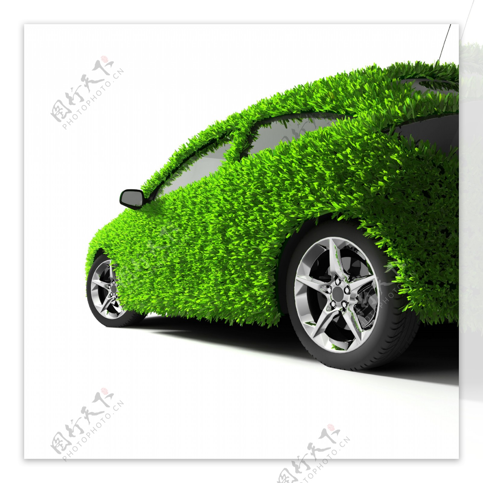 绿色环保汽车图片