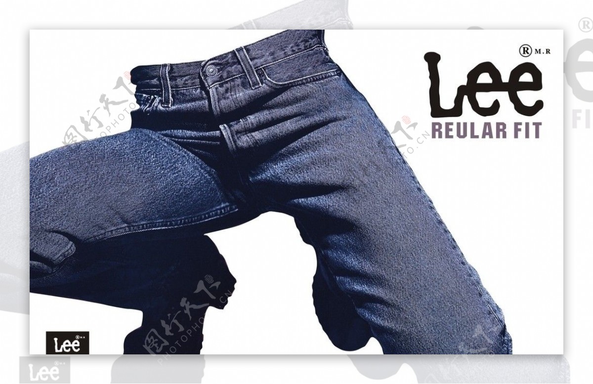 LEE牛仔裤广告设计图片