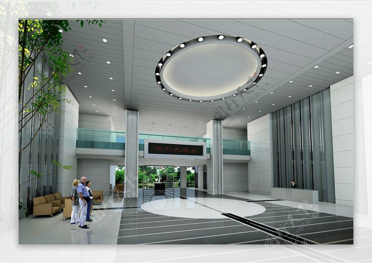 酒店大厅|空间|建筑设计|巢派展厅设计 - 原创作品 - 站酷 (ZCOOL)