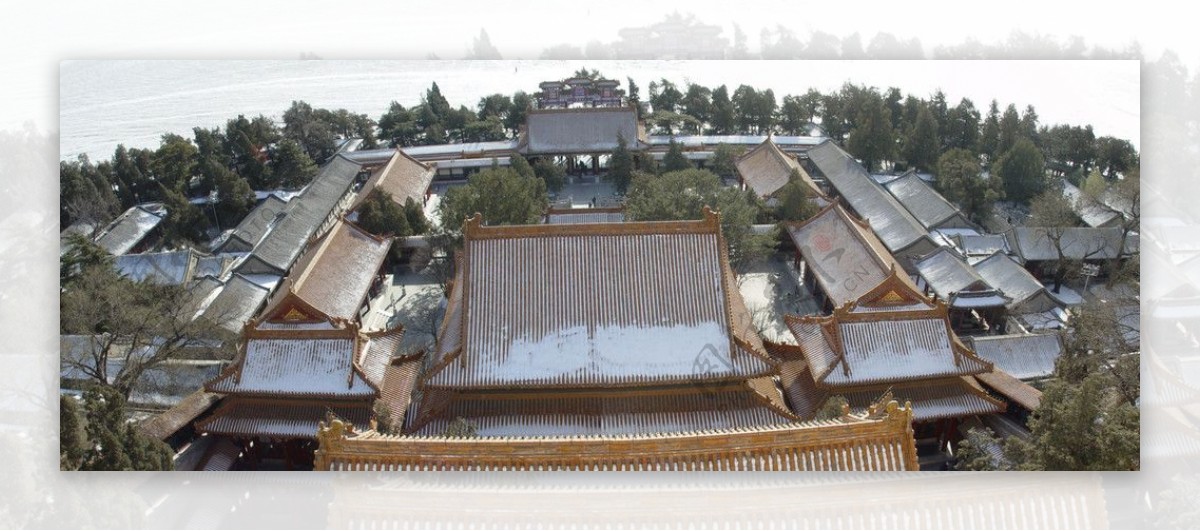 佛香阁俯视全景图图片
