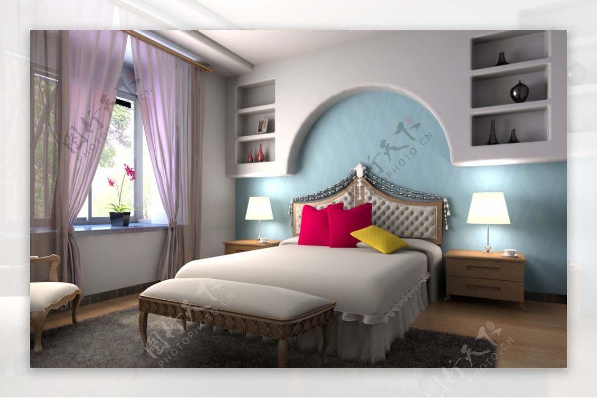 三维设计卧室图片