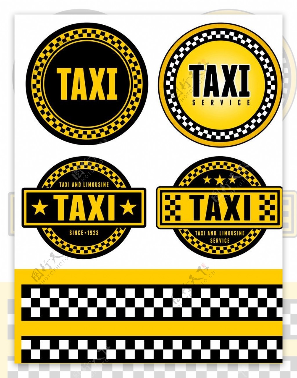 出租汽车标志图片