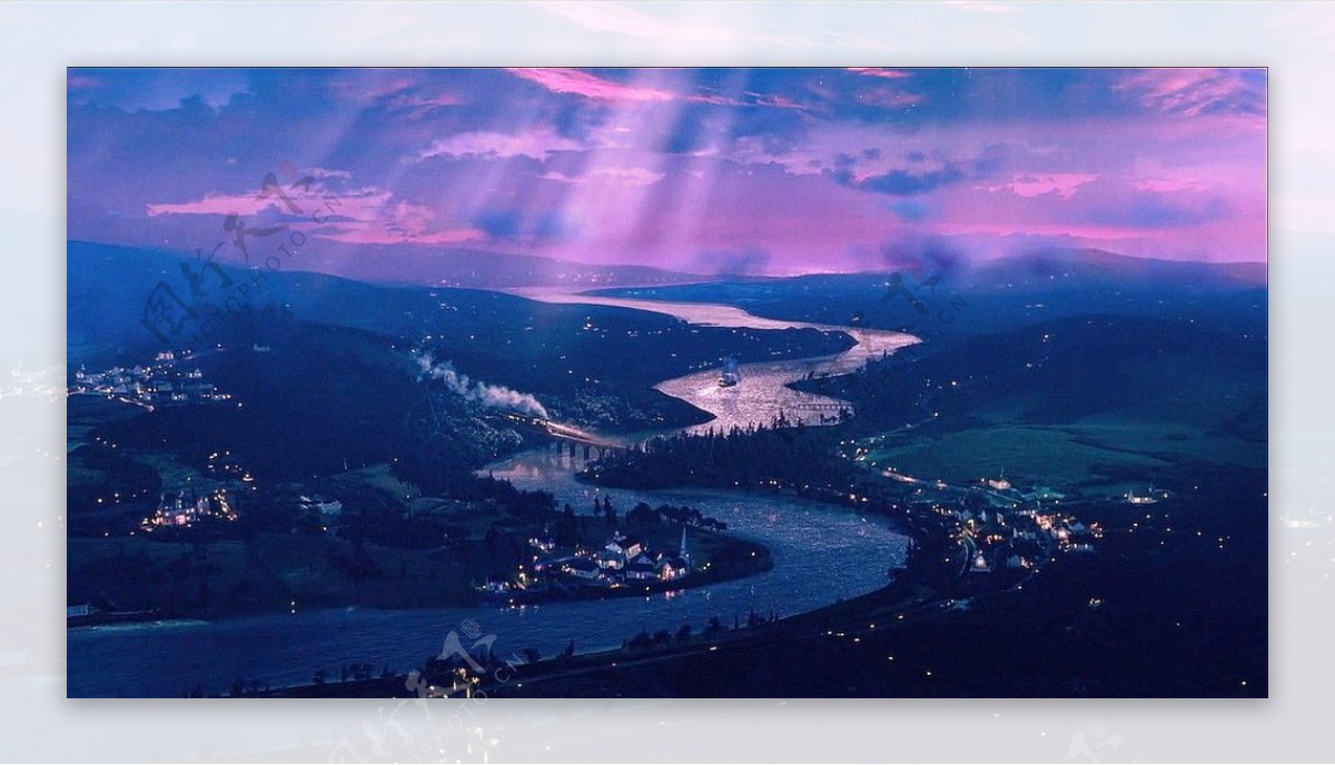 3D山川河流图片