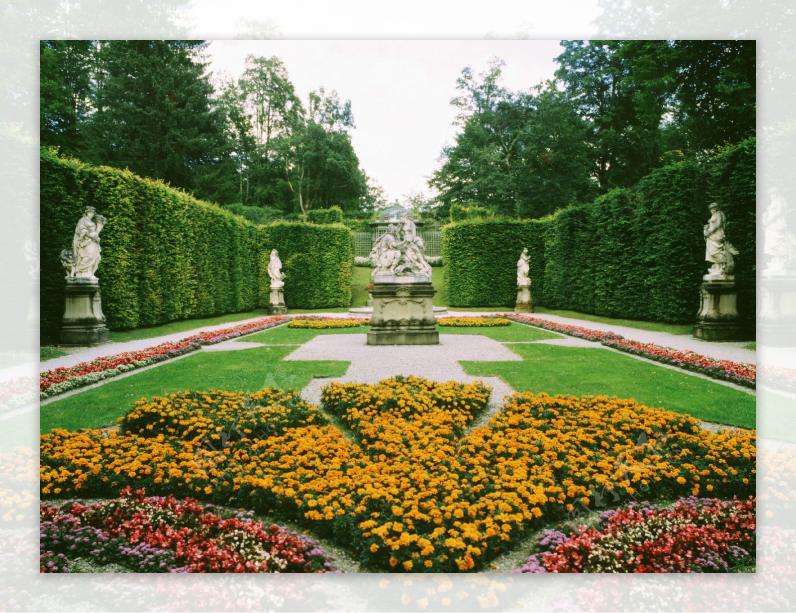 欧式花园图片