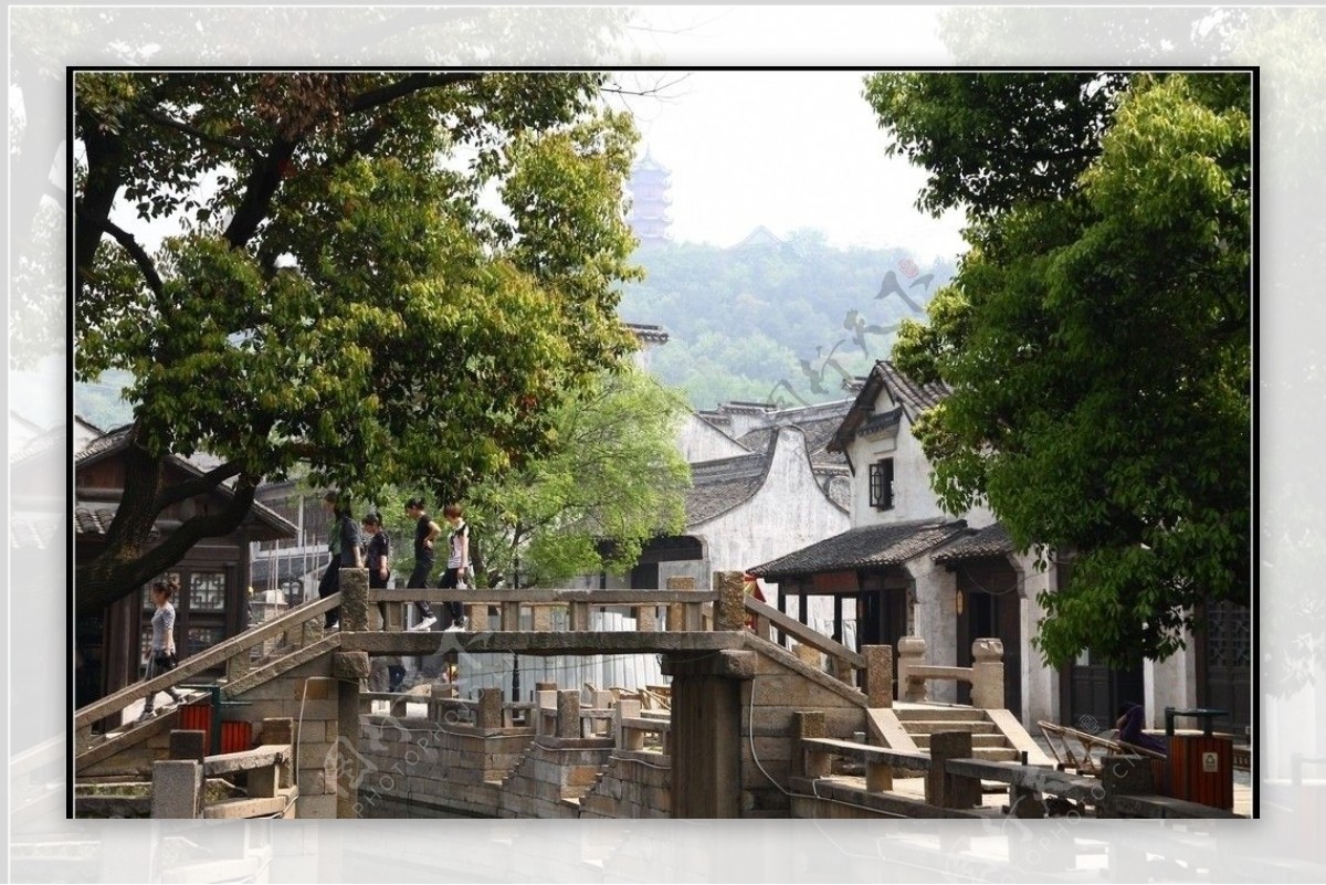 无锡惠山古镇小桥流水图片