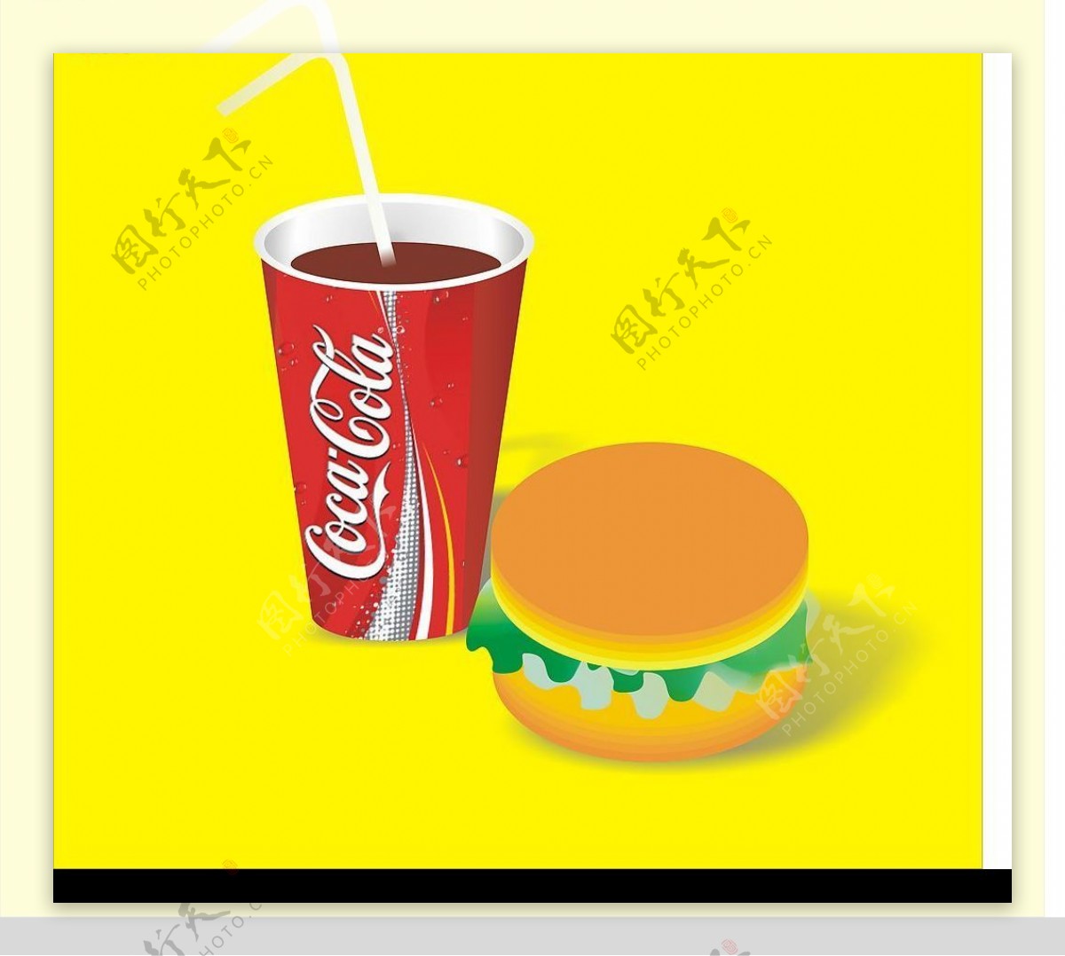 汉堡可乐套餐图片,简笔画,卡通(第10页)_大山谷图库