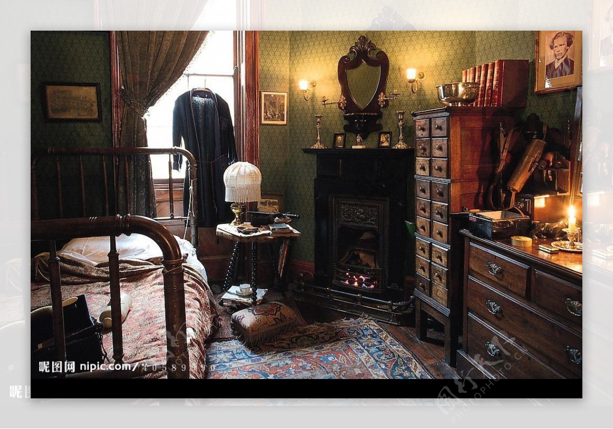 欧洲古典卧室图片