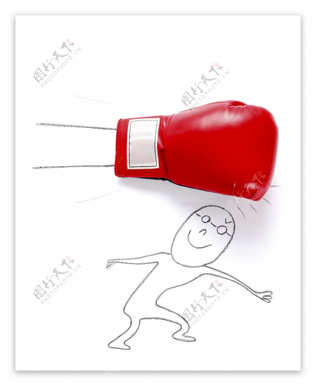 拳击创意广告摄影图片