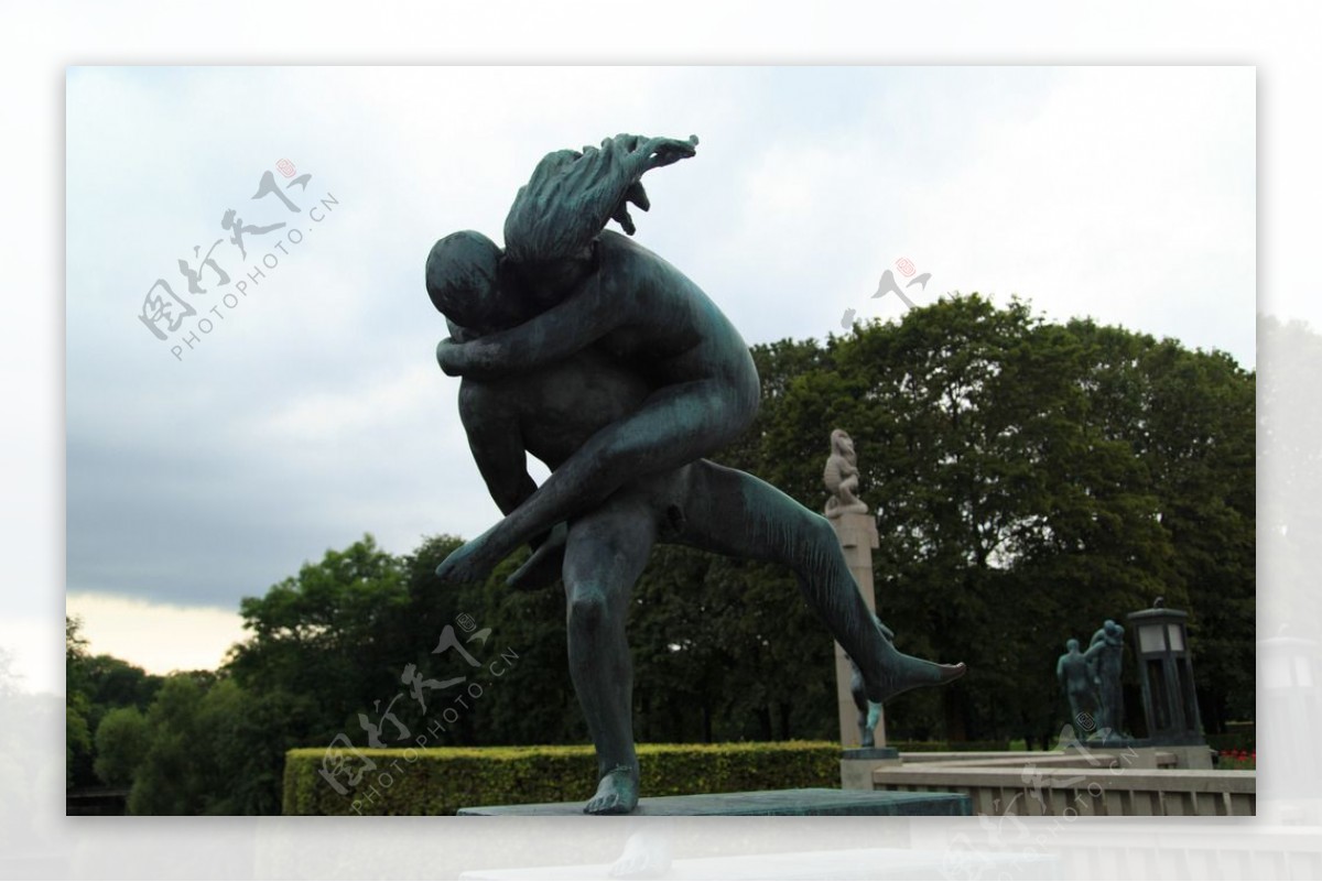 维格兰雕塑公园图片