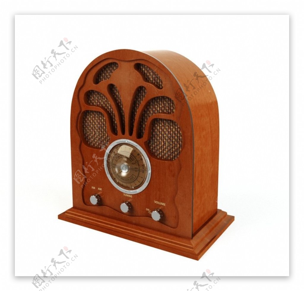 老式收音机古董图片