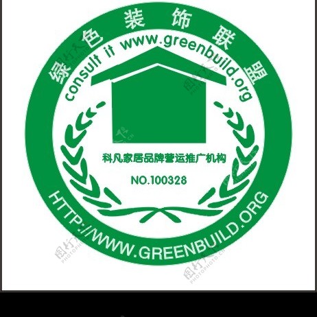 绿色装饰联盟图片