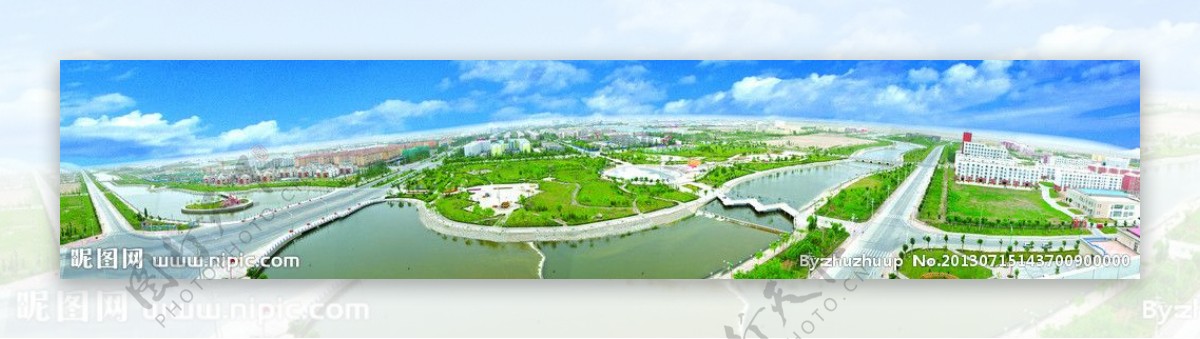 新疆建筑全景图图片