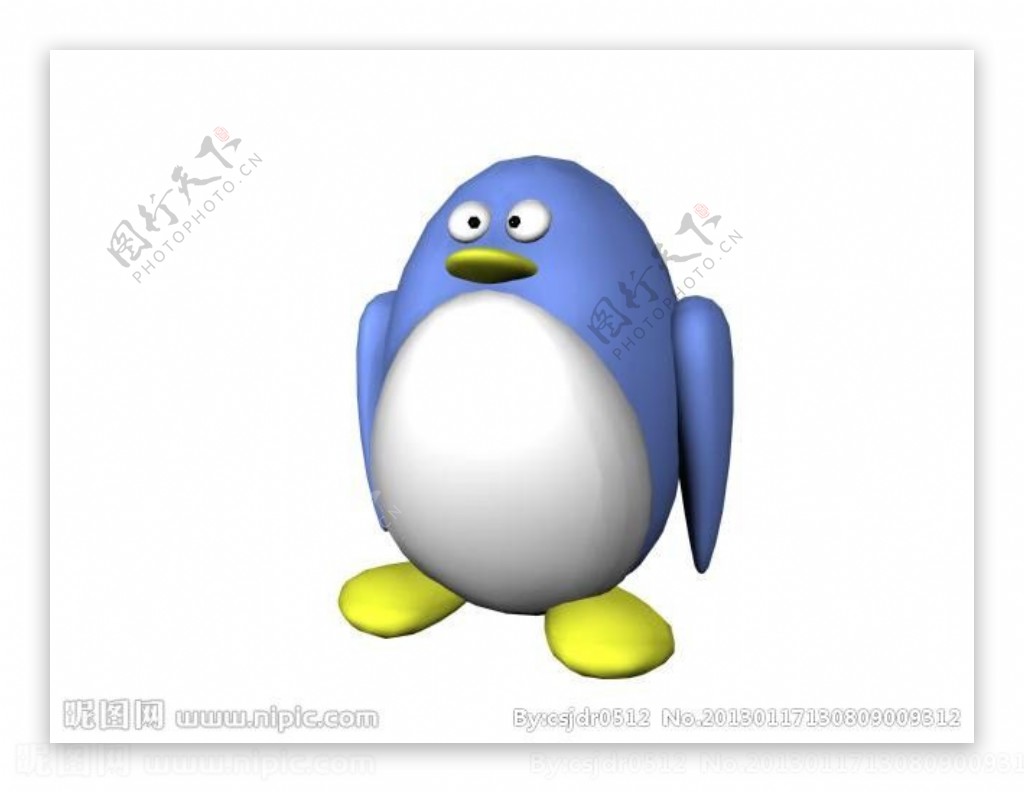 企鹅模型图片