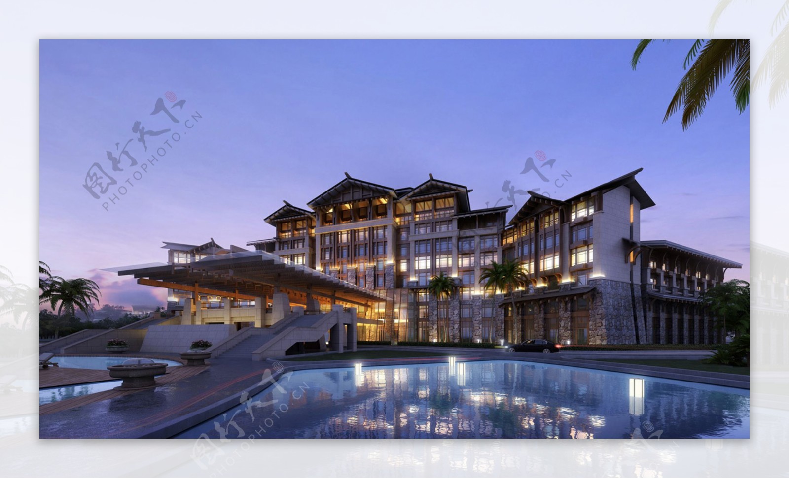 东南亚风格酒店图片