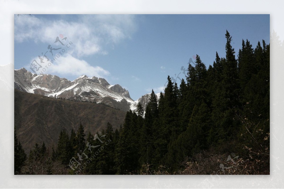 黄龙雪山图片