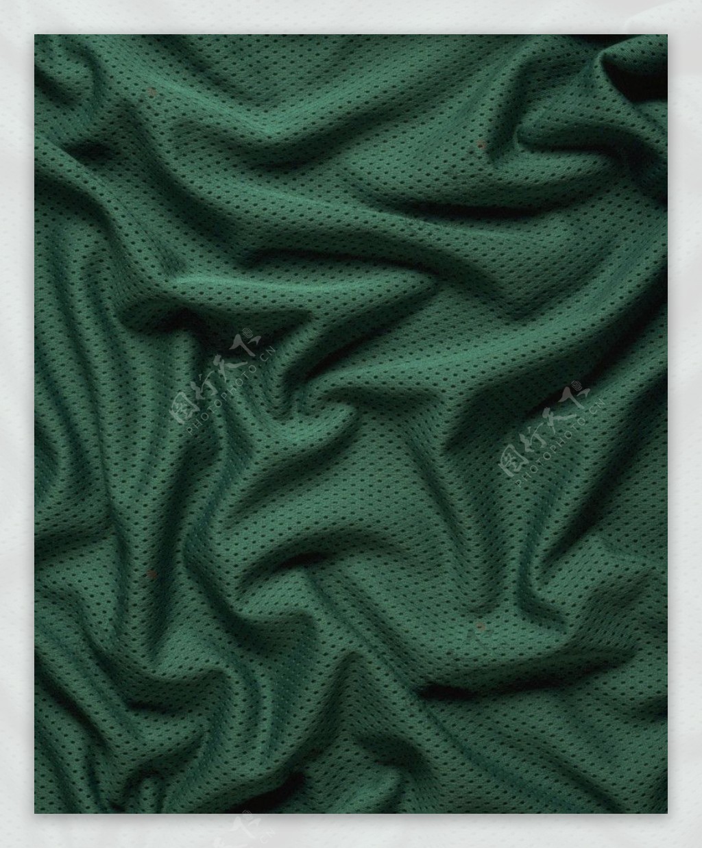 绿色布料图片