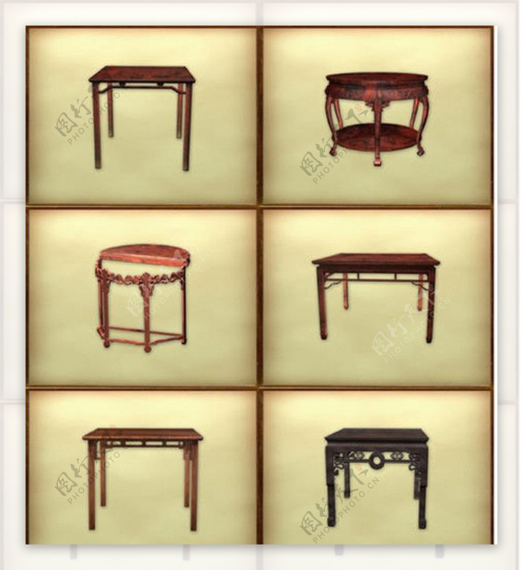 古典家具桌子图片