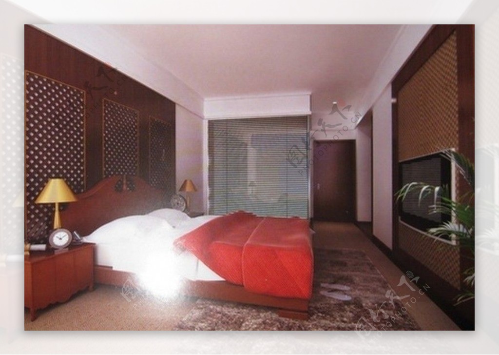 卧室家装空间床双人床图片